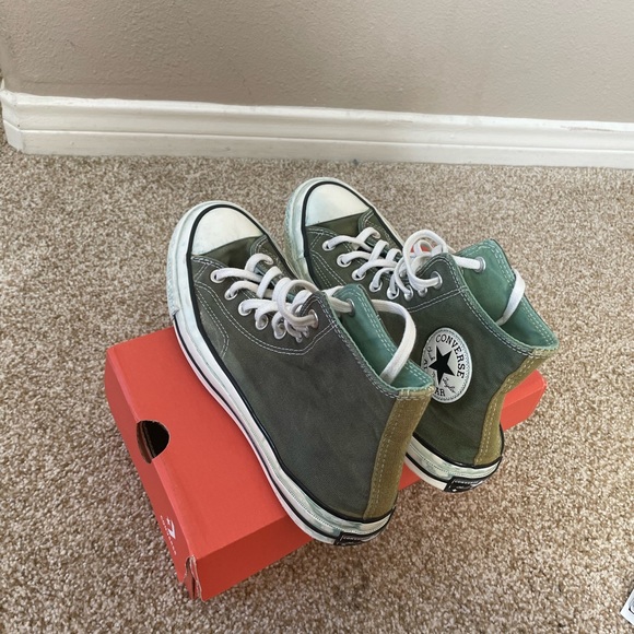 Olive green Chuck 70s Converse - Picture 7 of 9